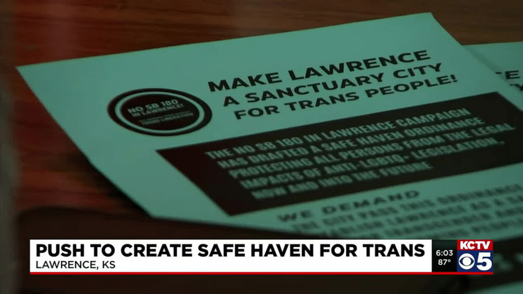 Organizers urge Lawrence City Commission to reject Kansas’ anti-trans law taking effect in&nbsp;July