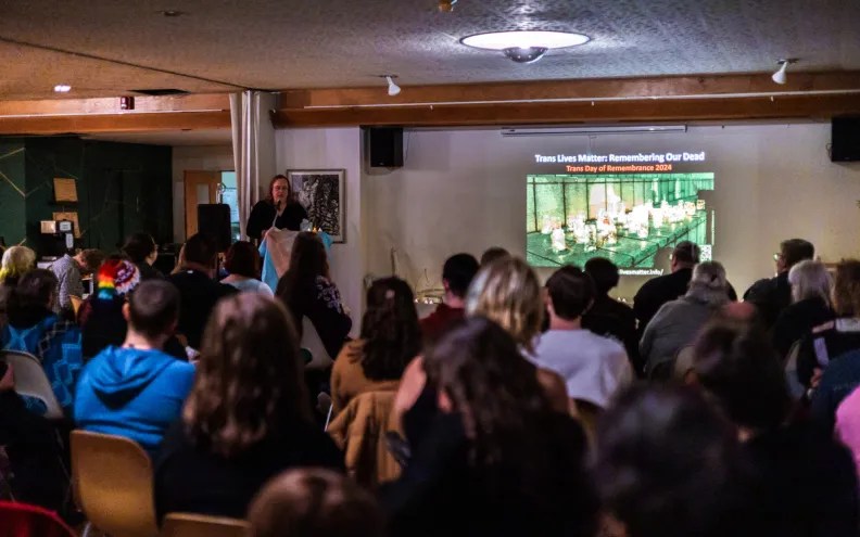 Vigil remembers transgender lives lost in Lawrence and&nbsp;beyond