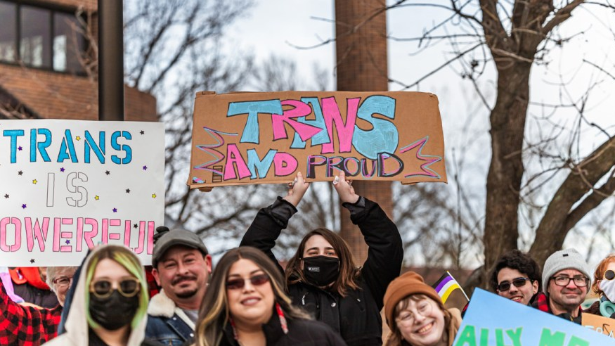 Lawrence trans community, supporters send message to elected officials: ‘You cannot get rid of&nbsp;us’